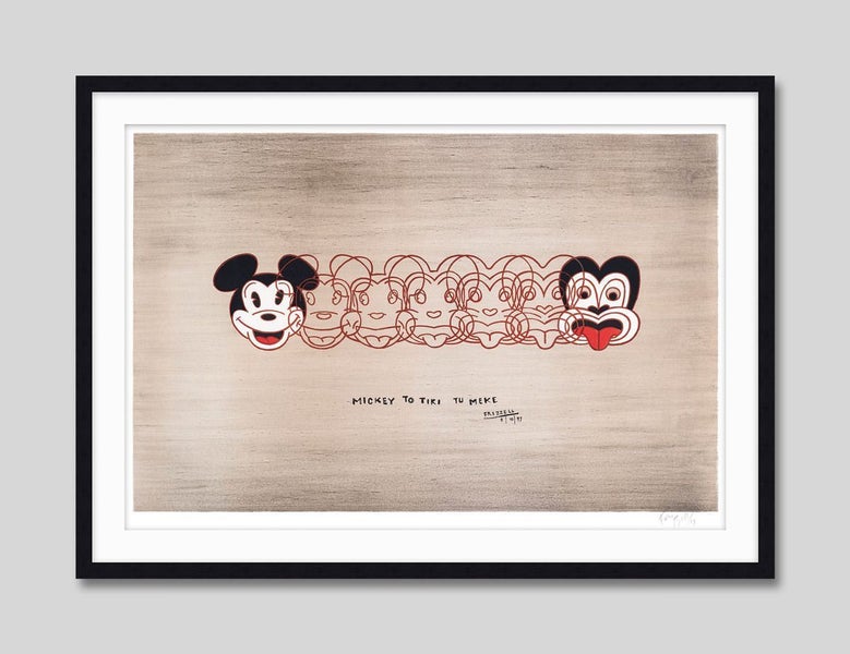 Mickey to Tiki Tu Meke by Dick Frizzell Art Print Carousel 2