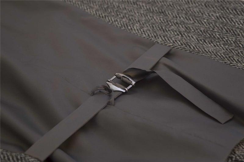 Men's Herringbone Waistcoat - Scottish Harris Tweed - Steel Grey - 46 Carousel 4