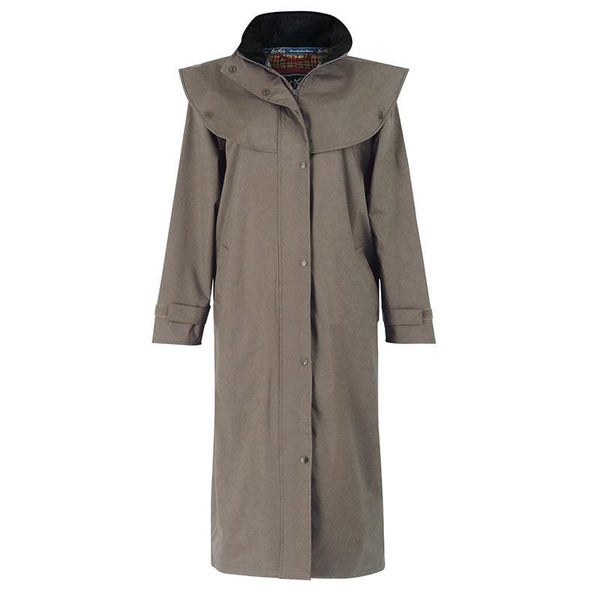 Ladies Malvern Long Bush Coat - Waterproof - Chincilla - 10 Carousel 1