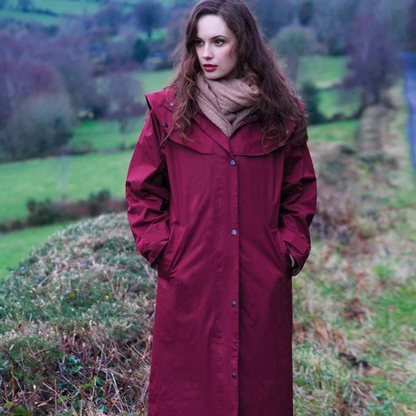 Ladies Malvern Long Bush Coat - Waterproof - Chincilla - 10 Carousel 4