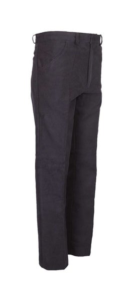 Men's Classic Moleskin Trousers - 100% Cotton - Navy - W46 Regular (31'') Carousel 6