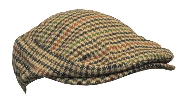 Unisex Country Flat Cap - Wool - Beige - 3XL (62cm) Carousel 1