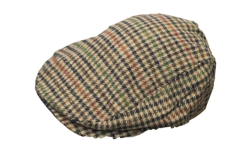 Unisex Country Flat Cap - Wool - Beige - 3XL (62cm) Carousel 5