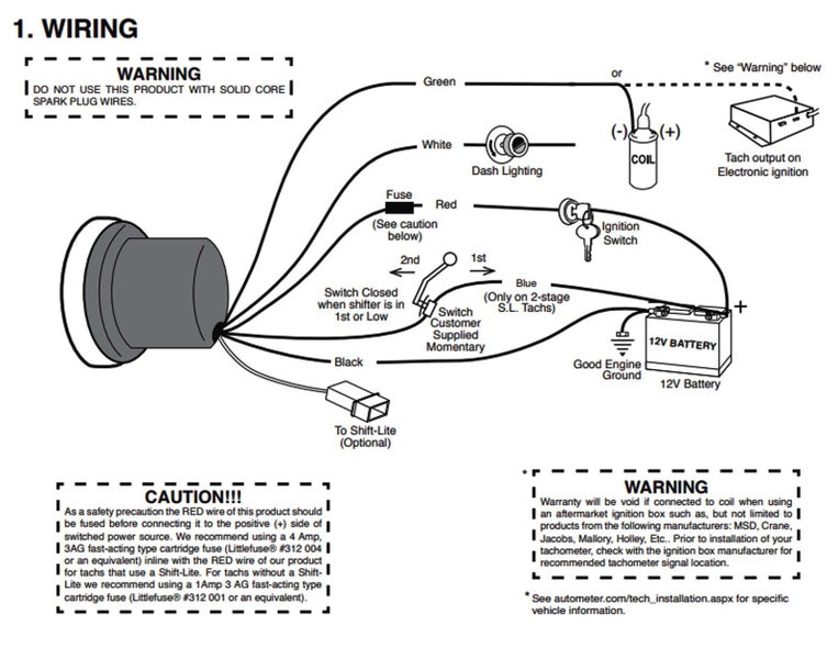 Autometer Shift Light Wiring Diagram - Wiring Diagram Schema