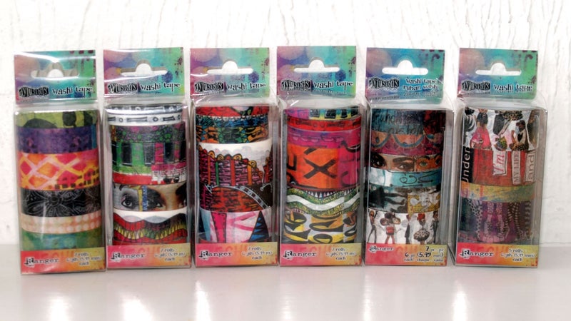 Dyan Reaveley Dylusions Washi Tape - Twin Set of Packs - Set A DYA599-SetA Carousel 4