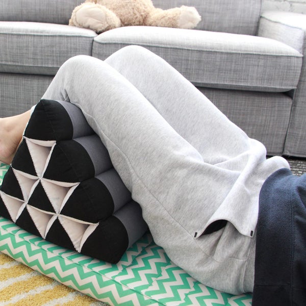 Thai Triangular Cushion Armrest Pillow 100 Kapok Cotton Insert