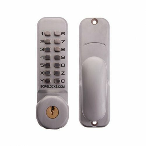 Borg Digital Door Lock Bl3702sc Knob Keyless Entry Key Override Sc