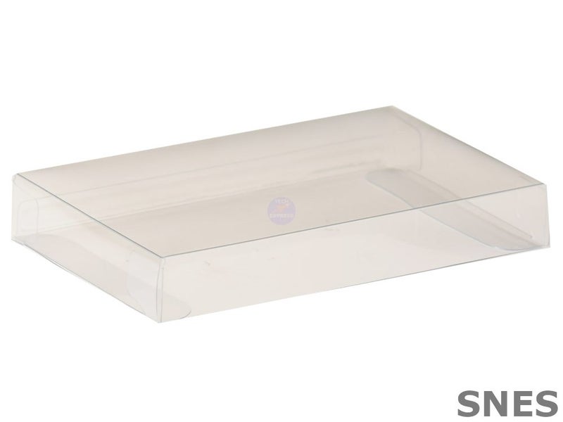 Clear scratch resistant Nintendo SNES loose game cartridge protector case Carousel 2