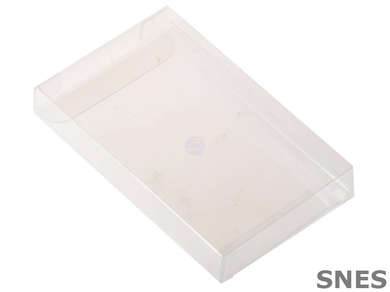Clear scratch resistant Nintendo SNES loose game cartridge protector case Carousel 3