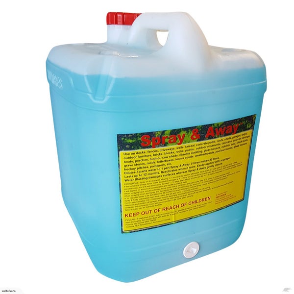 SPRAY & AWAY MOSS & MOULD KILLER 20 LITRE (MAKES 120 LITRES) Carousel 1