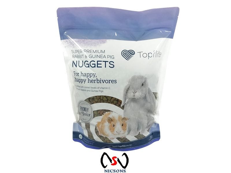 Topflite Super Premium Rabbits & Guinea Pigs Nuggets Food 1kg Carousel 1