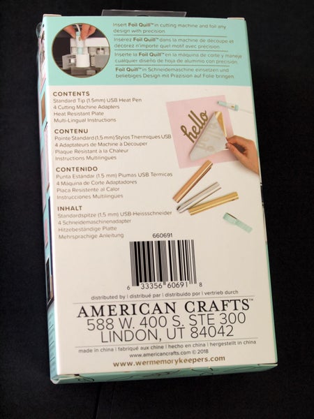 We R Memory Keepers Foil Quill Foil Quill Pens Standard Tip Pen 6 Pce WR660691-B Carousel 2