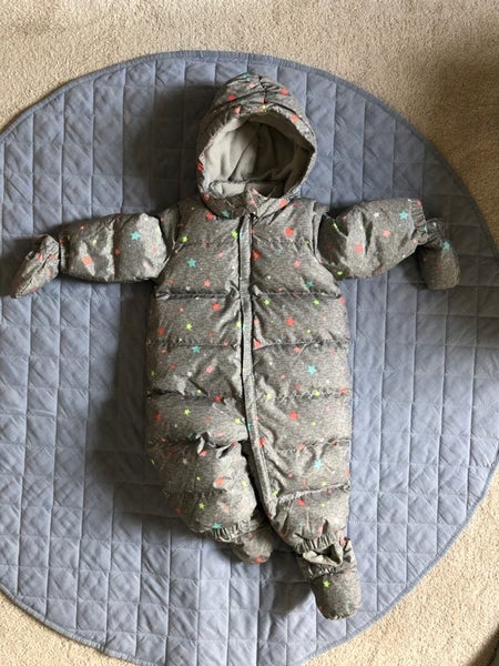 gap down puffer snowsuit
