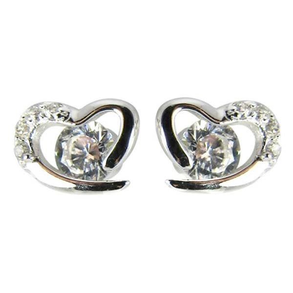 Earring - Jax Sterling Slv Heart Carousel 1