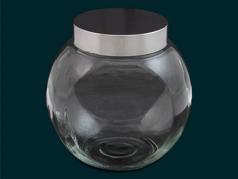 2L 'Tilt or Tall' Glass Storage Jar with Lid Carousel 1