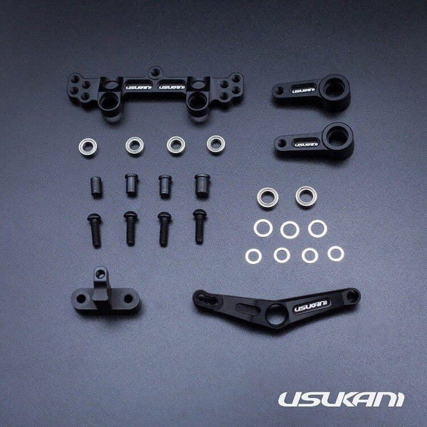 5:5 Balance Desing AL Steering Set (YD2) (Black) - Usukani Carousel 1
