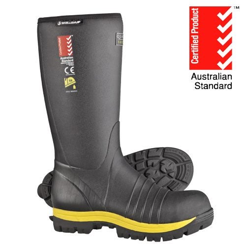 Men's Quatro Safety Insulated Knee Gumboots (Size 6) Carousel 1