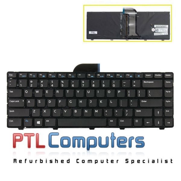 *Free Shipping* New Keyboard for Dell 14R-2158 3421 N5421 V2421 15Z 5523 Backlit Carousel 1