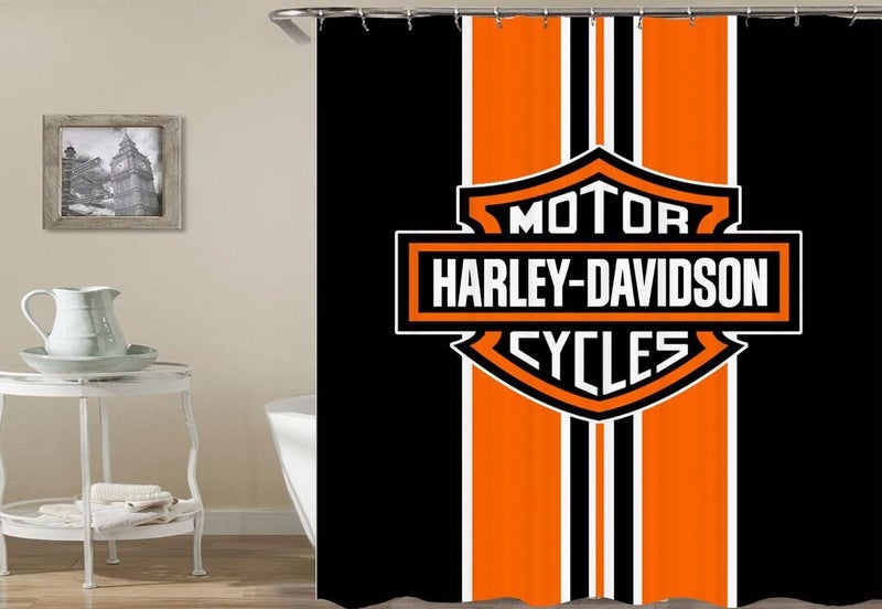 Harley Davidson Classic Shower Curtain Trade Me