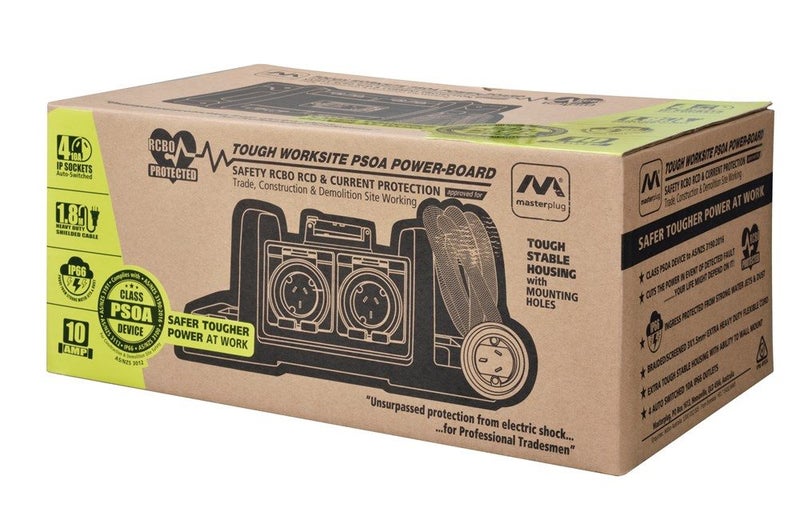 Masterplug 4 Outlet PSOA 10Amp 1.8m IP66 Carousel 4