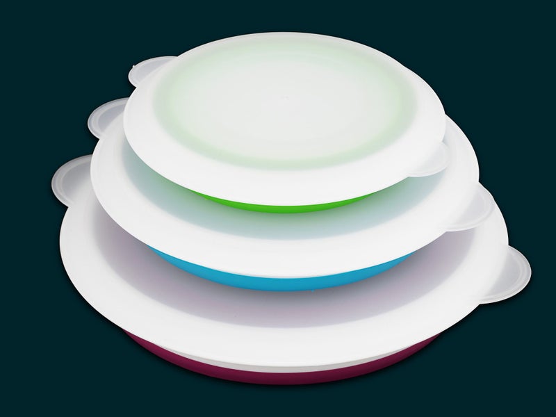 3pc Collapsible Camping Bowls Rubber 1200ml, 800ml, 500ml Carousel 4