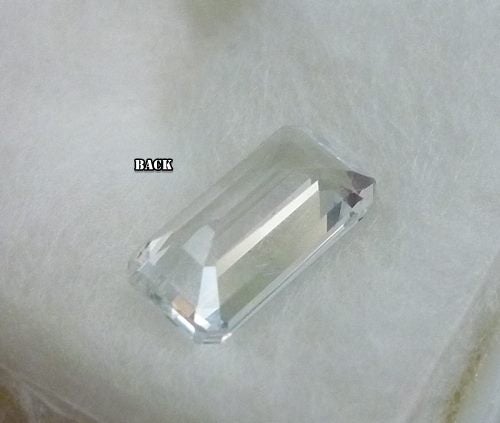 0.94CT EXCELLENT OCTAGON 100% NATURAL CEYLON WHITE SAPPHIRE Carousel 13