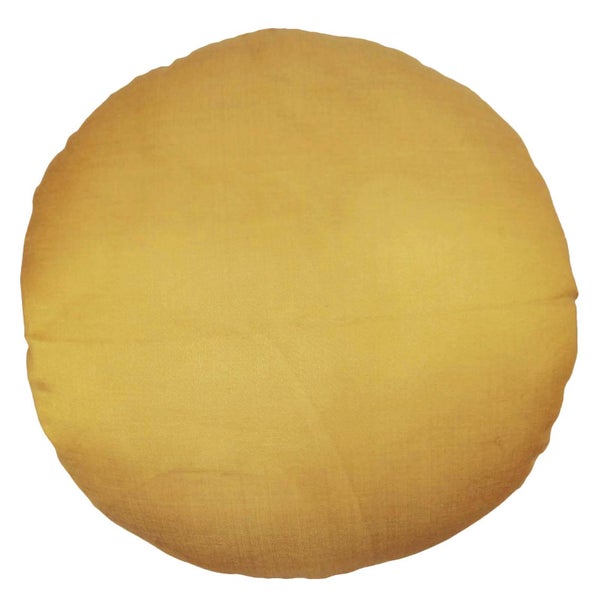 Cushion Cover Round Home Decor Throw Pillow Silk Blend Case 18