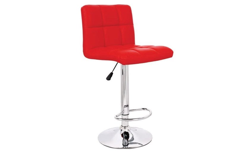 Breakfast Bar Stool X 1 Red COLOR Carousel 1
