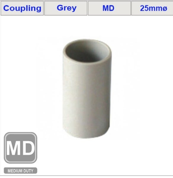25mm Coupling MD Grey x 50 Carousel 1