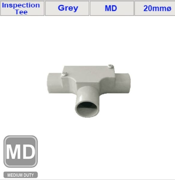 25mm Inspection Tee MD Grey Carousel 1
