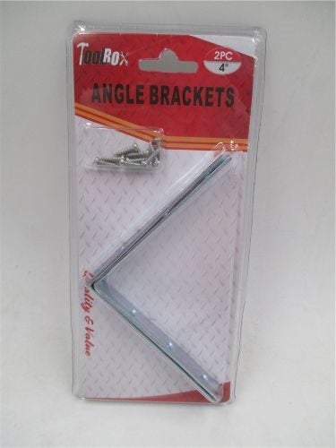 Angle Brackets - 10cm (4 Packs) Carousel 1