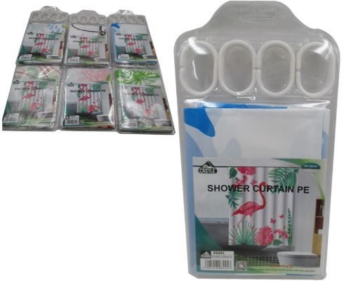 Shower Curtain - Pe 180 X 180cm Carousel 1