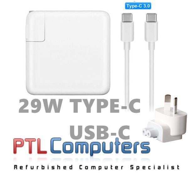 29W Type C Power Adapter Charger For Apple Macbook 12" A1540 MJ262LL/A Carousel 1