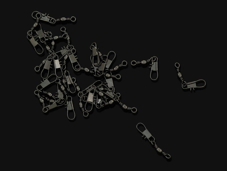 Black Barrel Swivel With Snap 27pc Size 12 Carousel 2