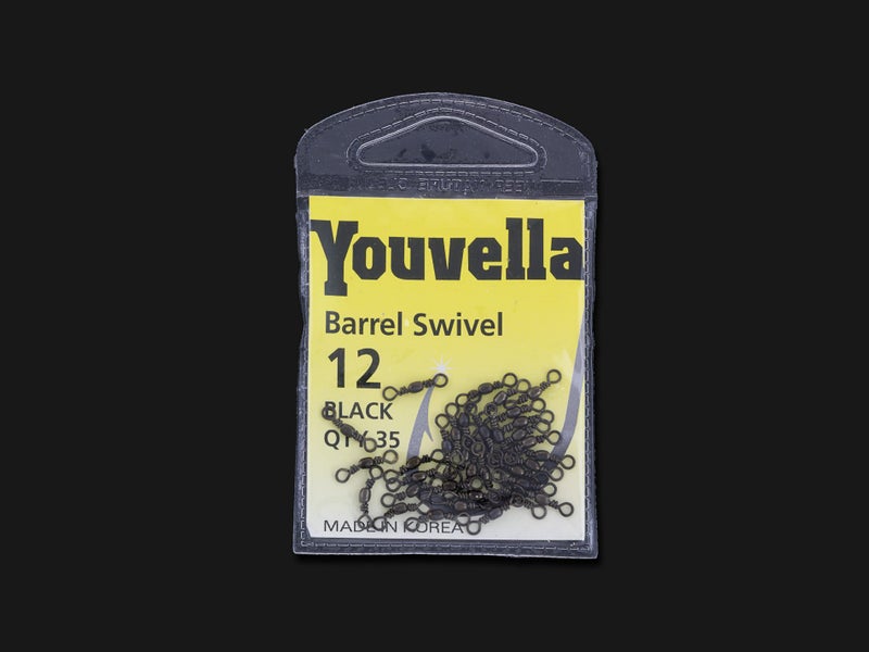 Black Barrel Swivel With Snap 35pc Size 12 Carousel 1