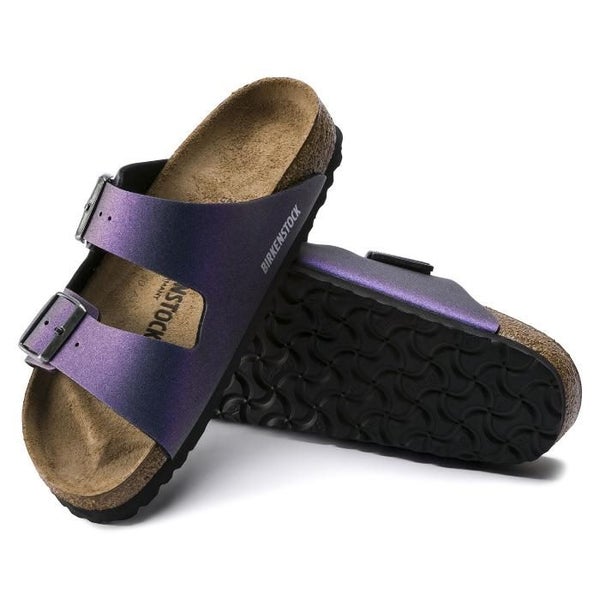 birkenstock arizona icy metallic violet