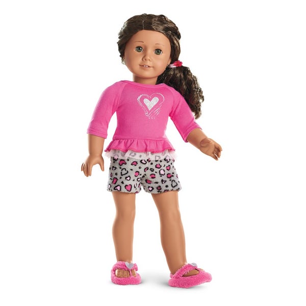 Genuine AMERICAN GIRL DOLL "LEOPARD PJ'S" for 18" Dolls ~ brand new in box Carousel 1
