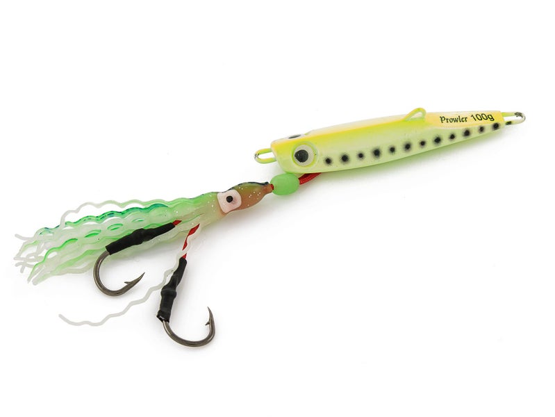 Fishing Lure 100g Size 3/0 - Ocean Dancer - Green Carousel 1