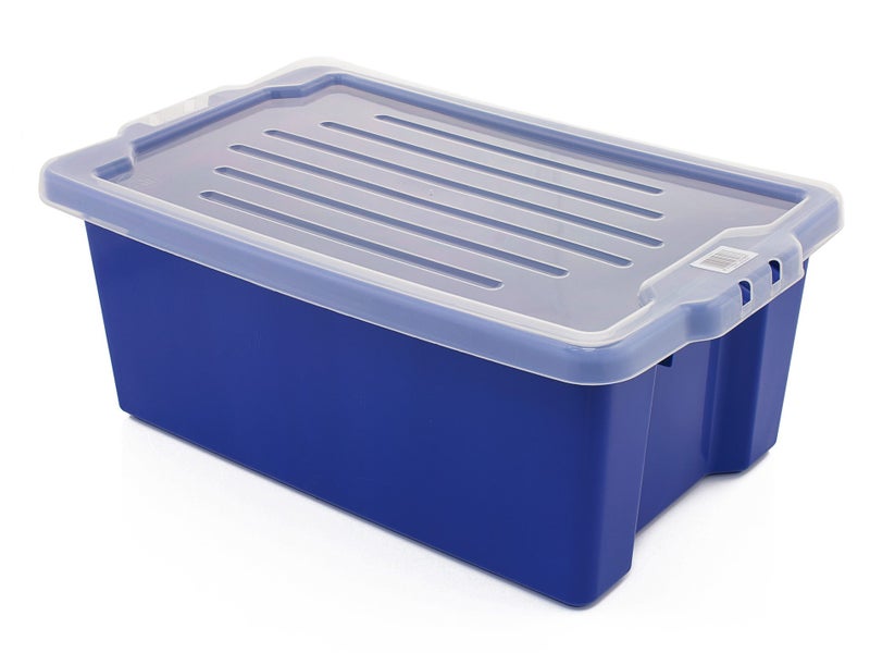 Fish Bin with Lid Tote Beer Container 54L BLUE Carousel 1