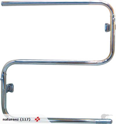 NBU HTS-30S S-shaped 304 grade s/steel heated towel rail Carousel 1