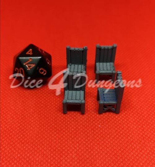 Townsfolke Scatter Tavern 4 Chairs Dungeons and Dragons dice4dungeons Carousel 1