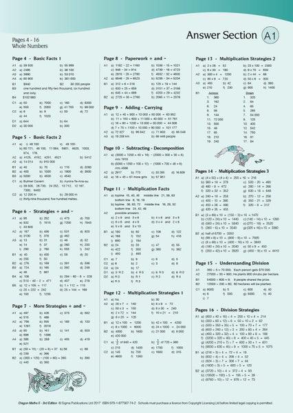 Dragon Maths 5, 3rd Edition, W. Geldof Carousel 14