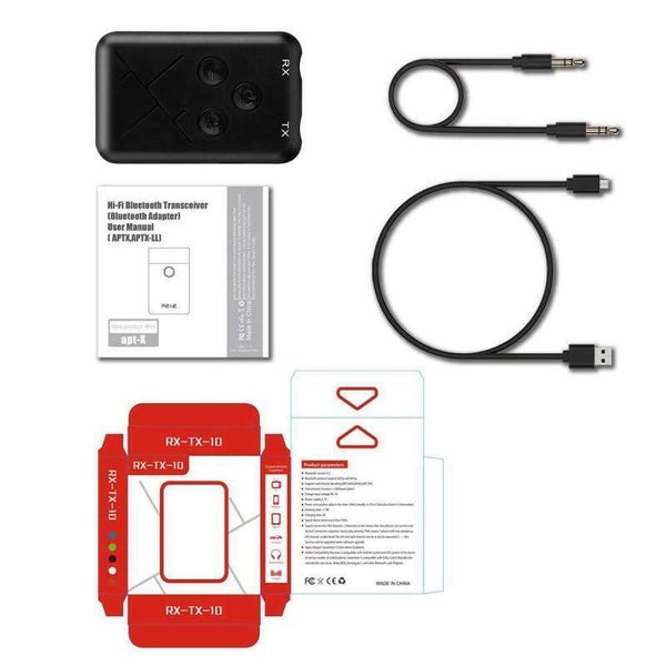 Bluetooth Audio Receiver Transmitter Adapter For Home TV Stereo Car Speaker Tab Carousel 6