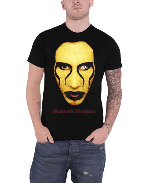 Marilyn Manson T Shirt Sex is Dead potrait Logo new Official Mens Black Carousel 1