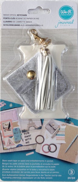 We R Memory Keepers Journal Studio Washi Spool Keychain - WR660528 Carousel 1