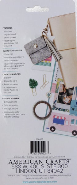 We R Memory Keepers Journal Studio Washi Spool Keychain - WR660528 Carousel 2