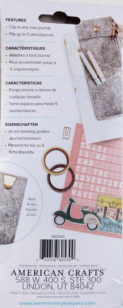 We R Memory Keepers Journal Studio Felt Snap Pocket WR660530 Carousel 2