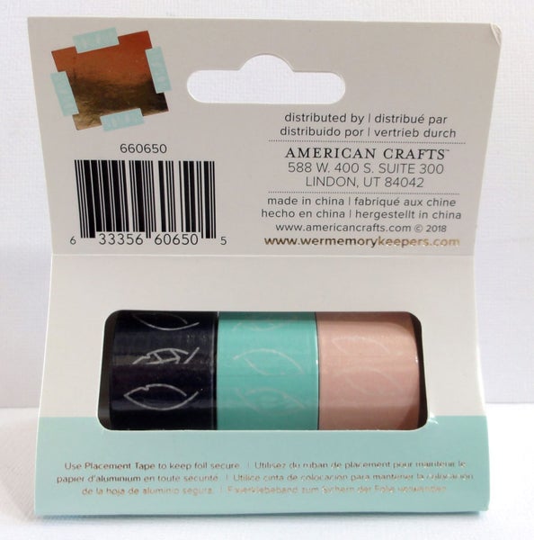 We R Memory Keepers Foil Quill Embellishment Placement Tape 3 Piece WR660650-B Carousel 3