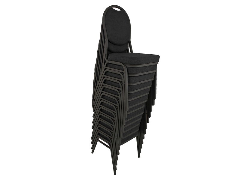Chair Padded Banquet Conference Chairs - Black Carousel 2
