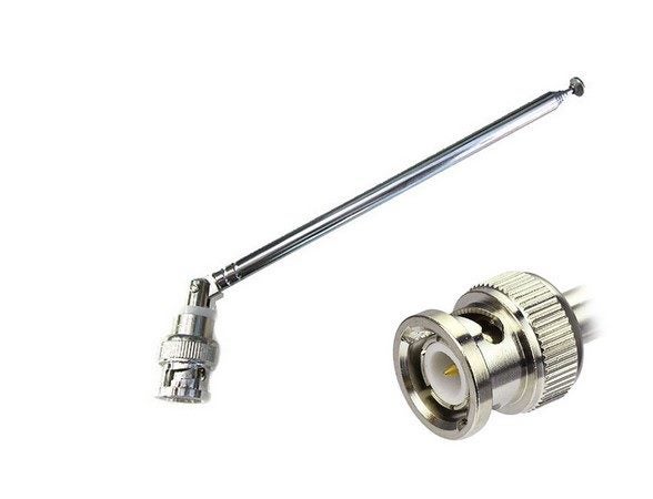 Antenna / Aerial for FM scanner radio tuner reception BNC type extendable Carousel 1